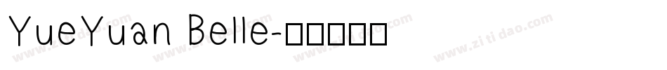 YueYuan Belle字体转换
